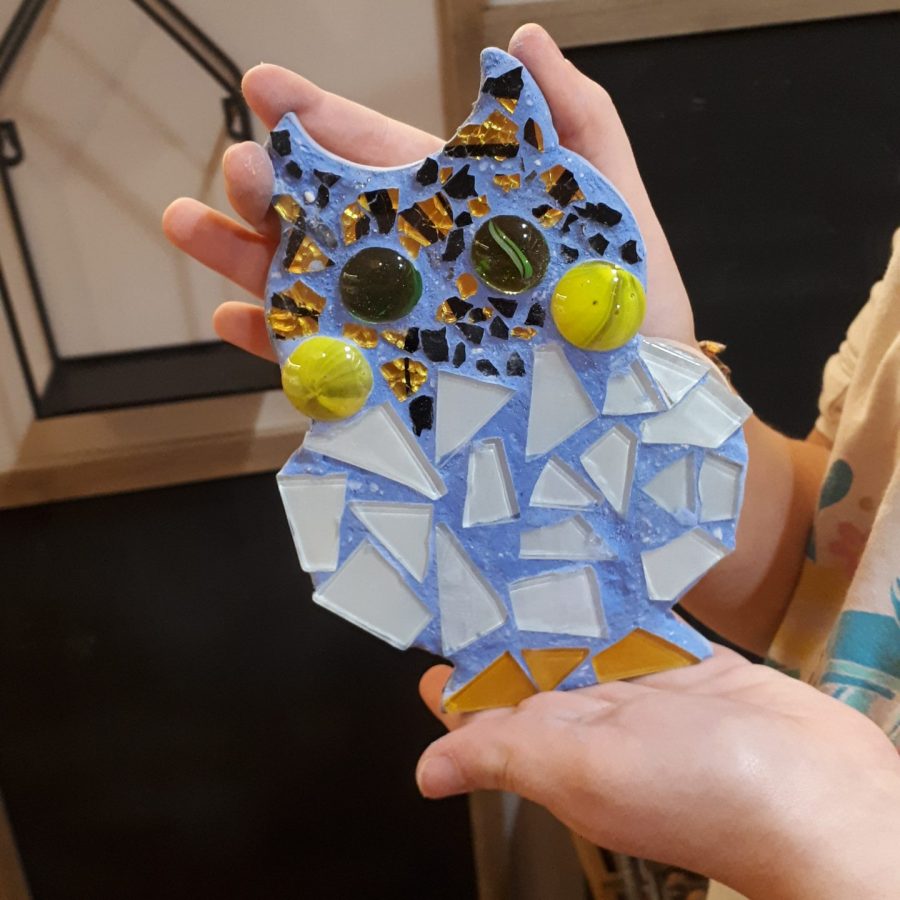 atelier enfants réalisation d'un hibou